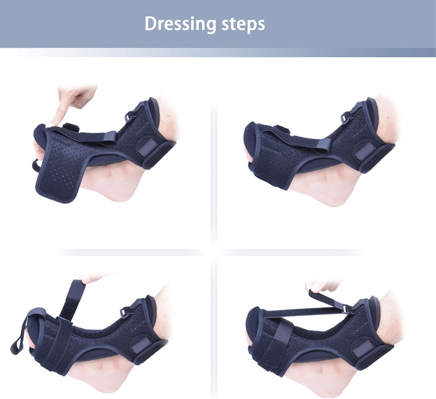 Foot Drop Orthosis Support for Drop Foot Nerve Injury Achilles Tendonitis Plantar Fasciitis Stroke Bone Fracture Motor Nerve Damage Muscular Dystrophy Effective Relieve Pain