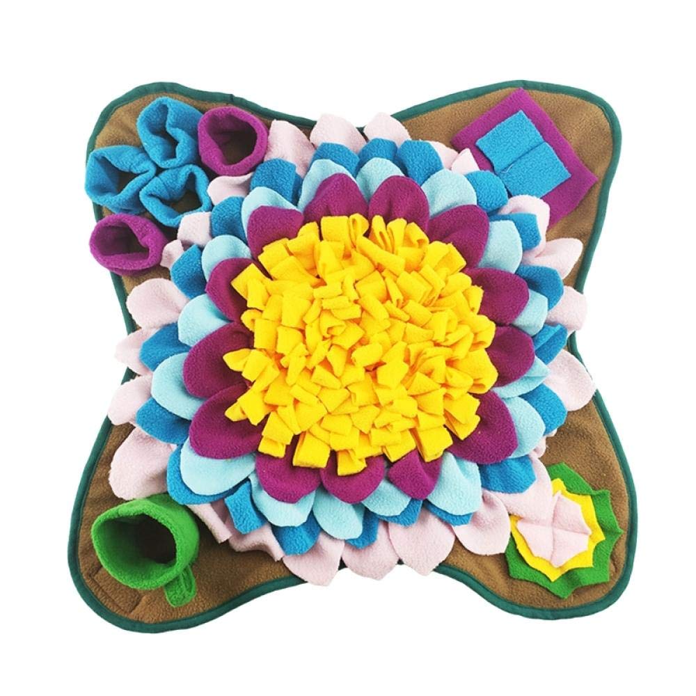Trainingspads Für Hunde 50X50cm Haustier Hund Schnupftabak Matte Nase Geruch Training Schnüffelkissen Langsame FütterungsschaleStressabbau Waschbare Futtermatte 2St