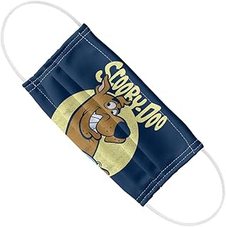 Popfunk Scooby-Doo Where Are You Grin 1-Ply Reusable Face Mask Covering, Unisex