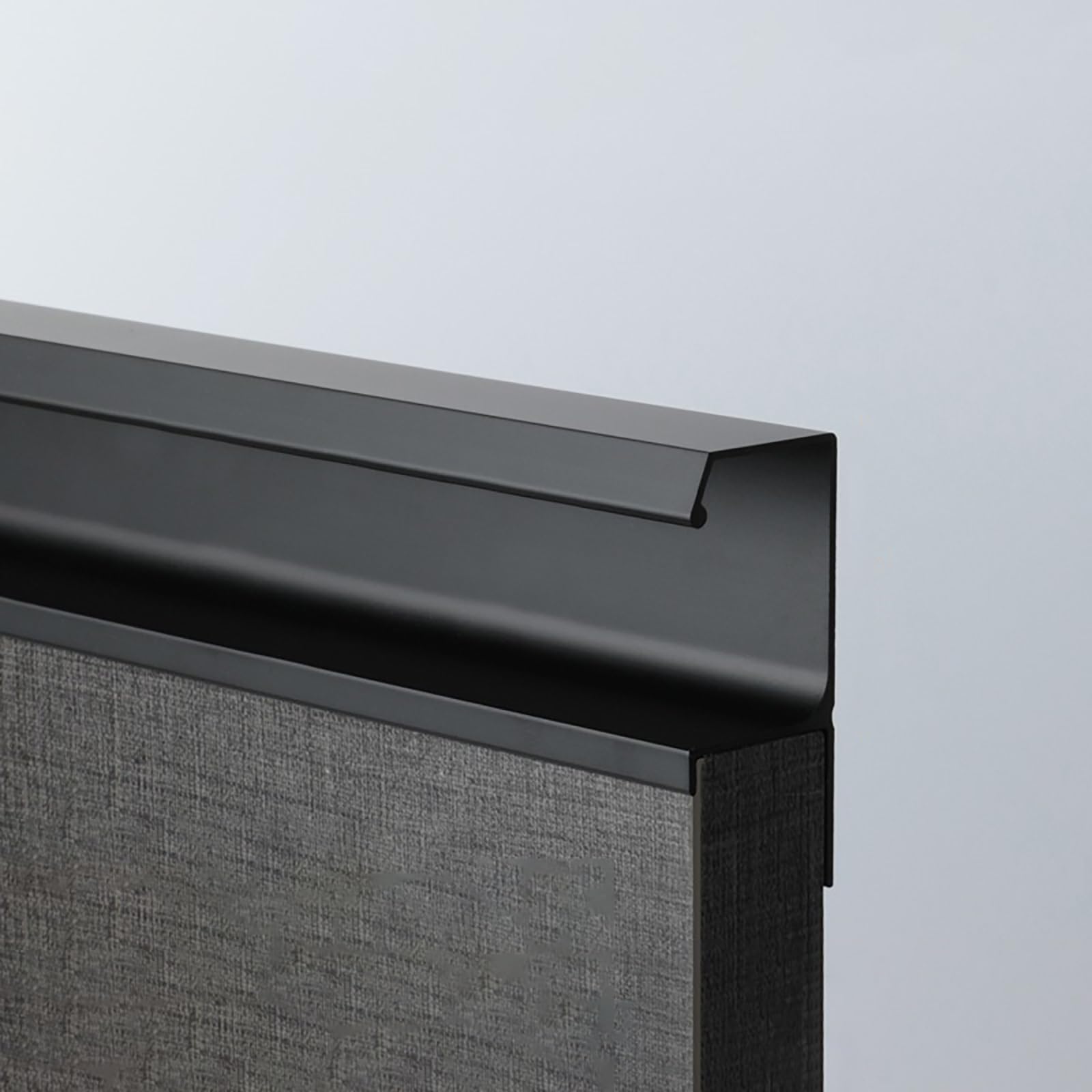 Poignée armoire encastrable noire pour éliminer les poignées saillantes