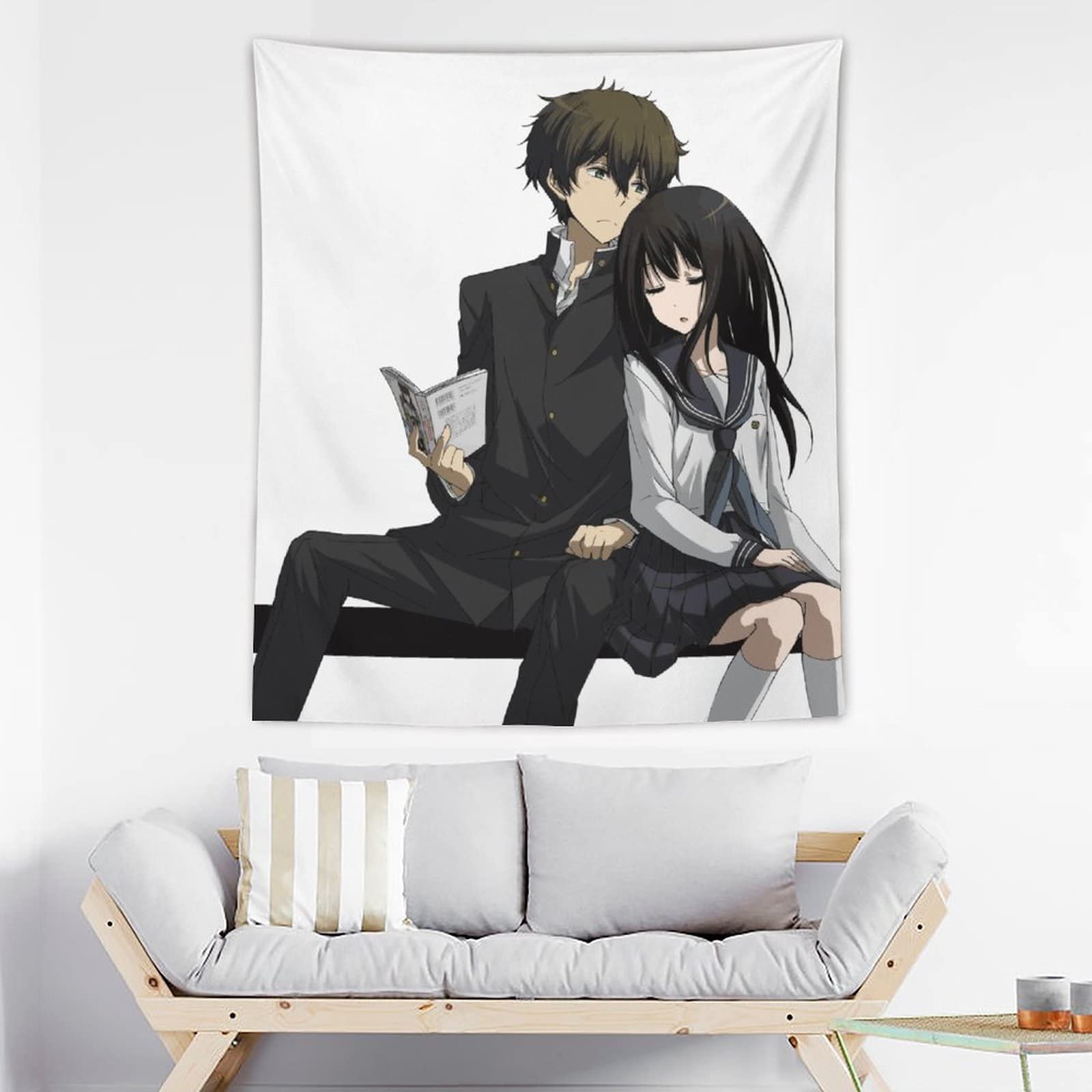 Amazon.co.jp: タペストリー 折木奉太郎 千反田える 氷菓 ポスター