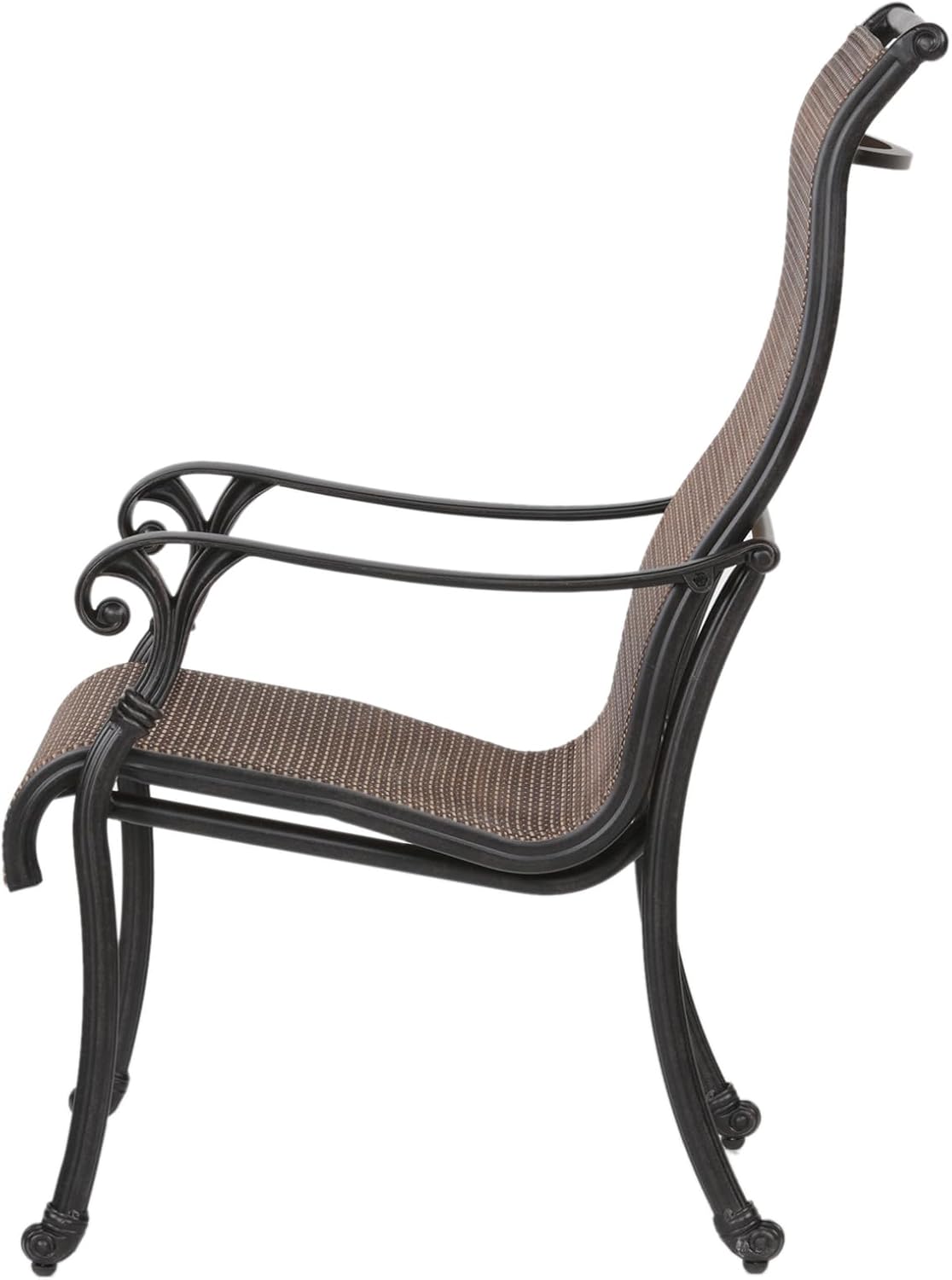 Patio Outdoor Sling Patio 2 Chairs with Aluminum Frame, All-Weather Furniture