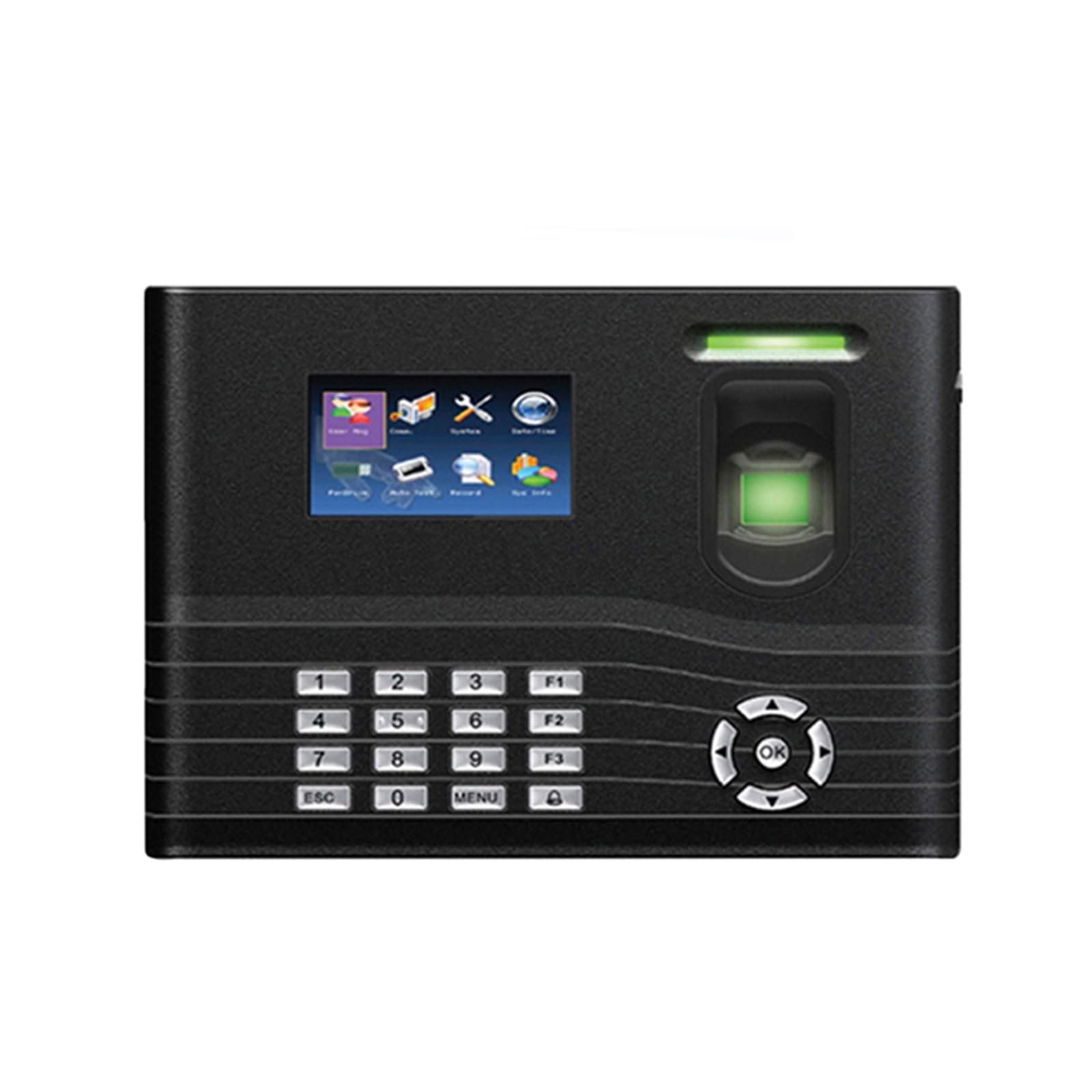 Zegar Maszynie TCP/IP USB Biometryczny czytnik linii papilarnych do drzwi i system kontroli czasu z akumulatorem Opcjonalny kart RFID(IN01-A-ID-Battery)