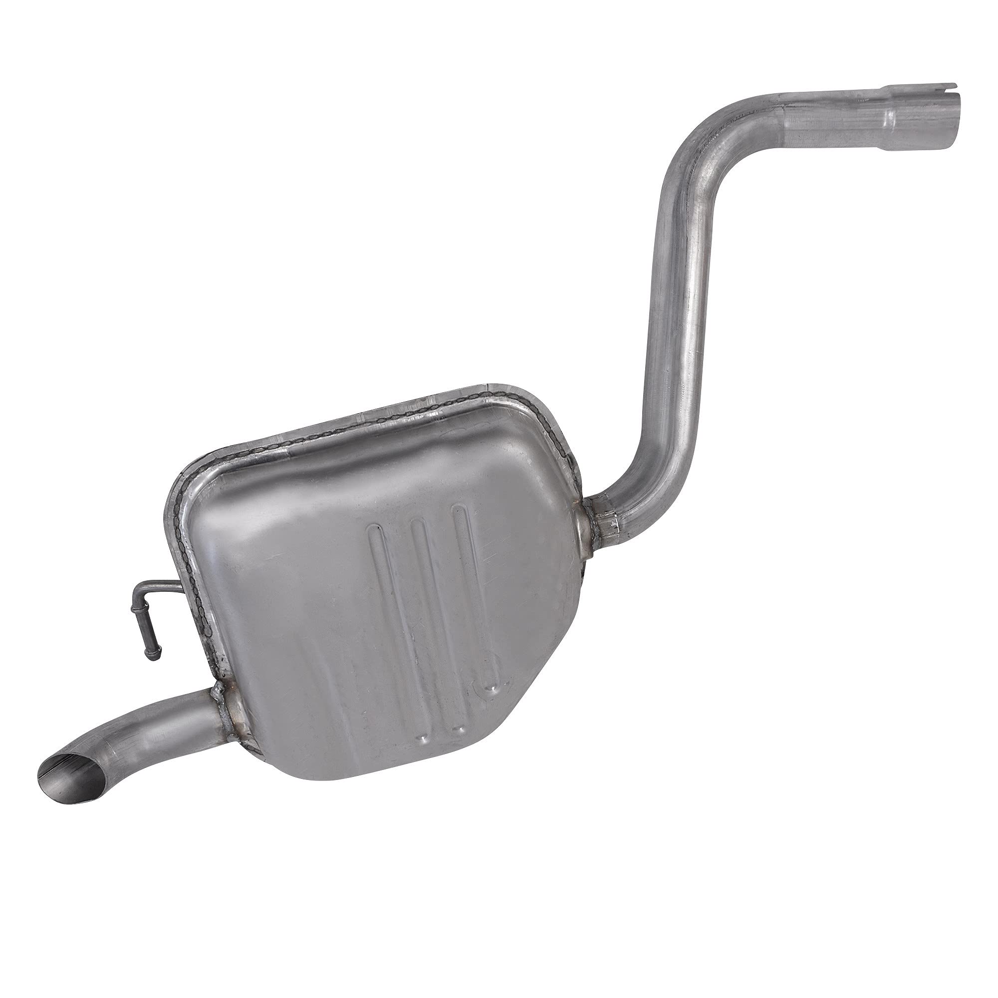 ATEC Germany Silenciador de escape conjunto 1x Silenciador trasero, 2x