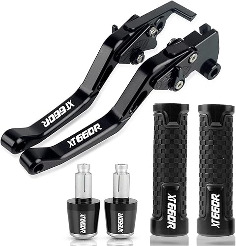 Freno de mano, accesorios de motocicleta, palancas de embrague de freno CNC, mango de manillar, agarres de mano para Yamaha XT660R XT 660R 2004-2016