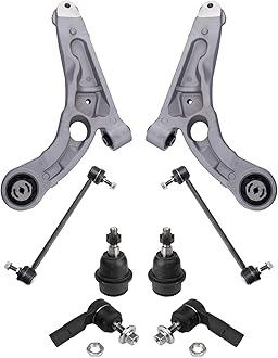 TRQ Front Lower Control Arms Ball Joints Tie Rods Links Fits 14-18 Jeep Cherokee