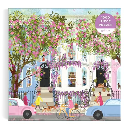 Rompecabezas de 1000 piezas para adultos Galison Springtime Terrace Joy Laforme 2
