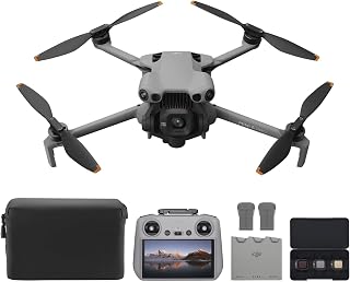 Mini 5 Pro Fly More Combo With DJI RC 2, 1-Inch CMOS | 4K Drone for Beginners With Omnidirectional Obstacle Sensing, ActiveTrack 360°, 225° Gimbal Rotation, 3 Batteries