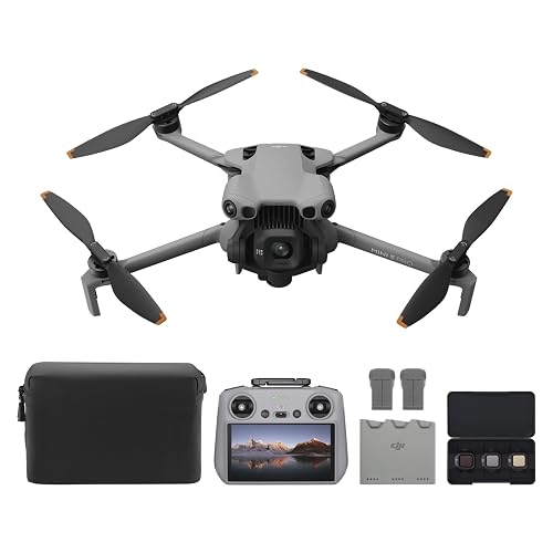 DJI Mini 5 Pro Fly More Combo Plus With DJI RC 2, 1-Inch CMOS | 4K Drone for Beginners, Obstacle Sensing, ActiveTrack 360Β°, 225Β° Gimbal Rotation, Extended Battery Life - DJI Mini 5 Pro Fly More Combo Plus (DJI RC 2)