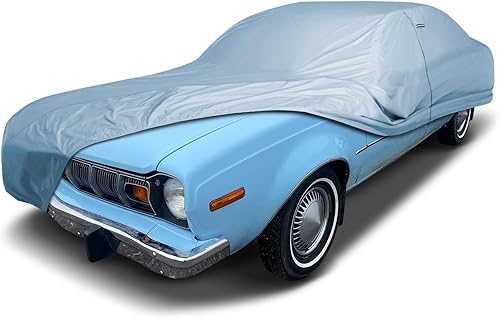 Miniatura 1 de iCarCover Compatible con AMC Hornet 1973-1977 Premium Full Car Cover impermeable resistente a todo tipo de clima, personalizada para interiores y
