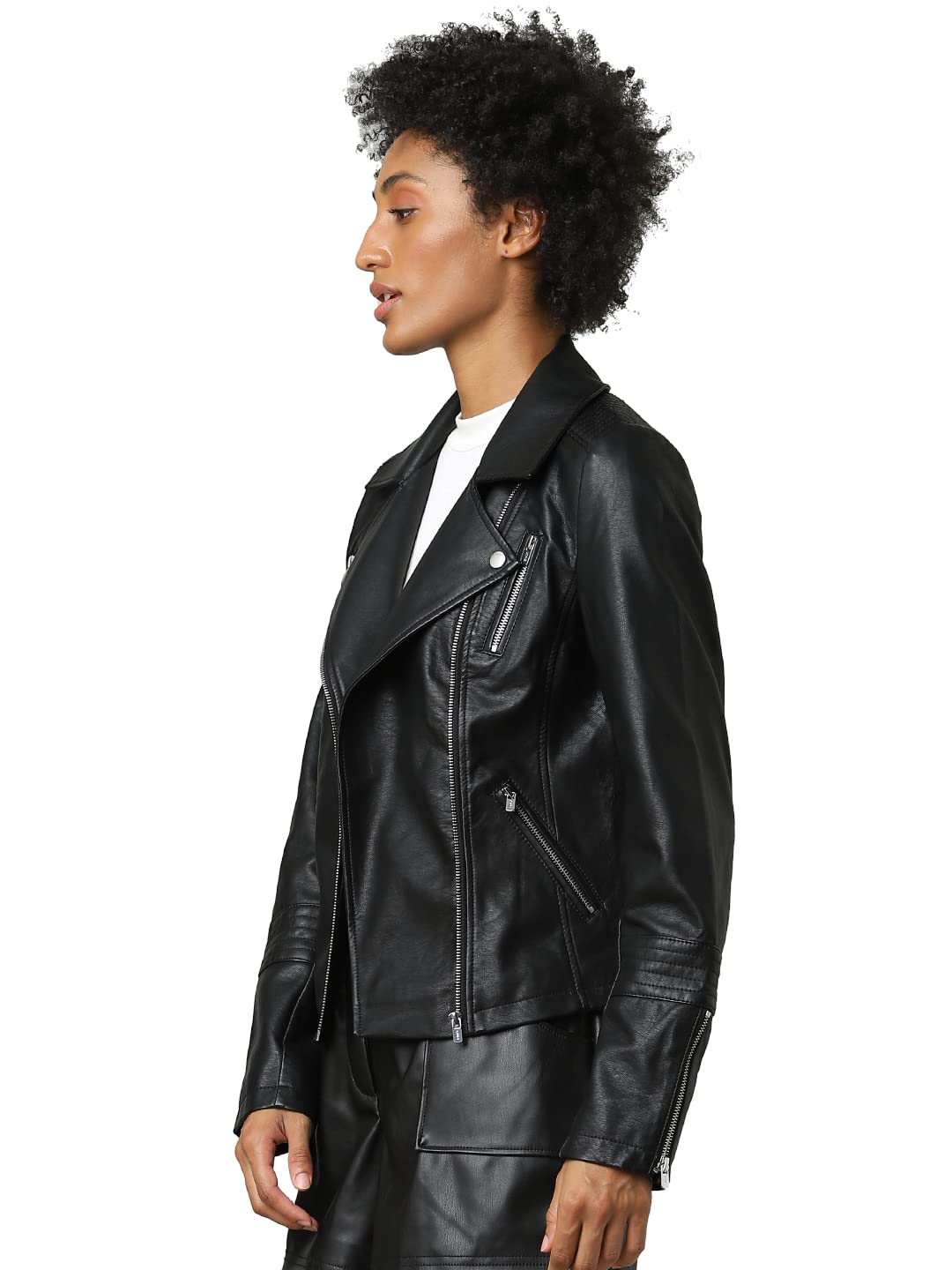 ONLY Veste en Similicuir ONLGEMMA Veste en Similicuir