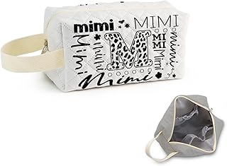 Mimi - Bolsa de maquillaje acolchada para muj...