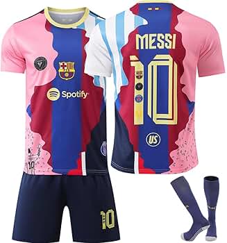 Amazon.co.jp: [Farstyle] メッシ サッカー ユニフォーム 25-26