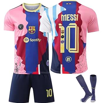 Amazon.co.jp: [Farstyle] メッシ サッカー ユニフォーム 25-26