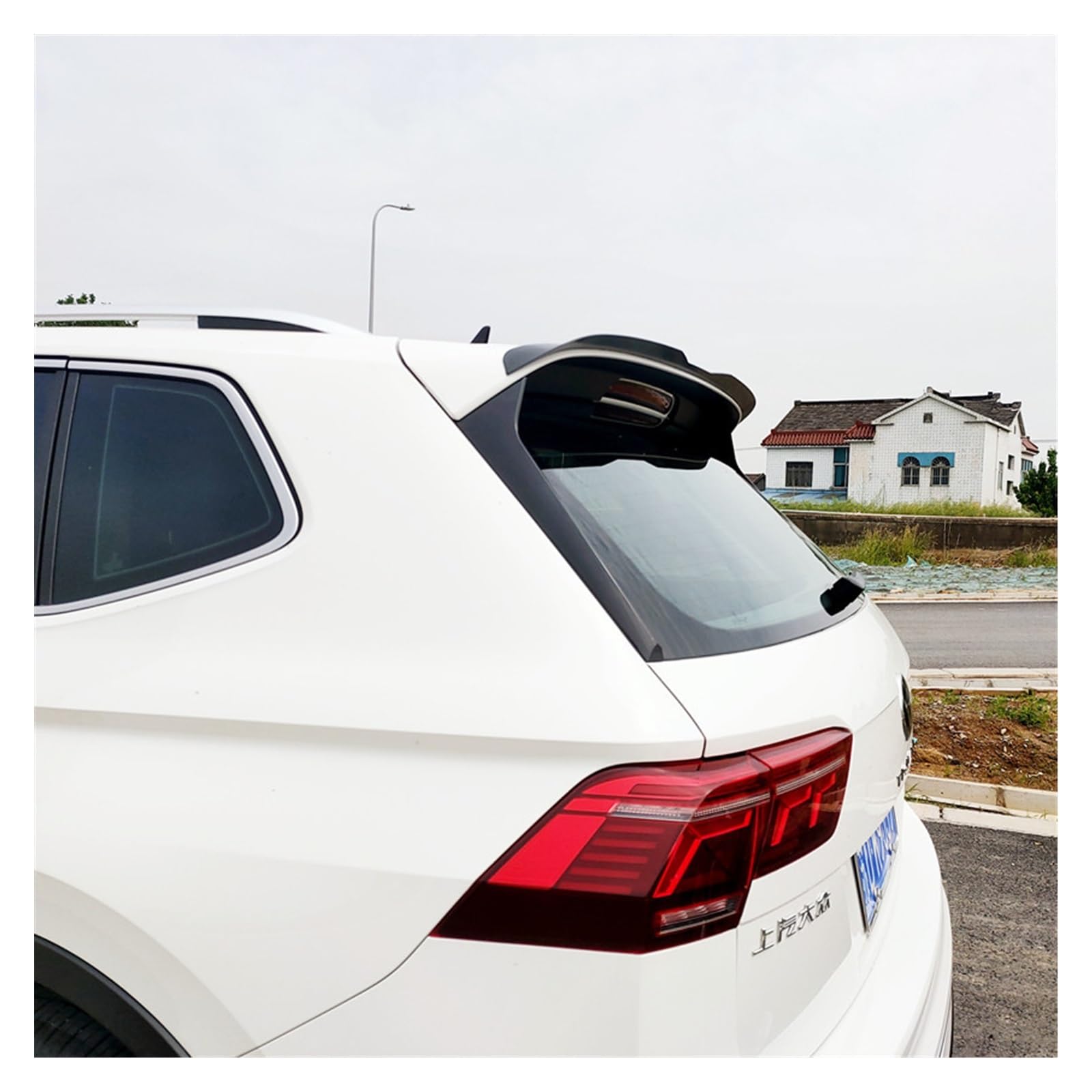 Auto 2 Stück Heckscheibenspoiler Glänzend Schwarz Produktbild-Vorschau 3