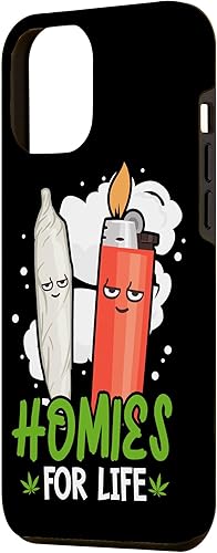 Miniatura 2 de Funda para iPhone 14 Plus Homies For Life Marihuana Weed Cannabis 420