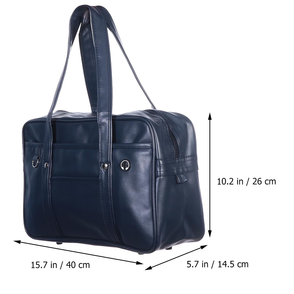 Yardwe Borsa Tracolla in Pu per Laptop Grande Capacità, Leggera e Portatile, Design Moderno Semplice per Ufficio e Uso Quotidiano