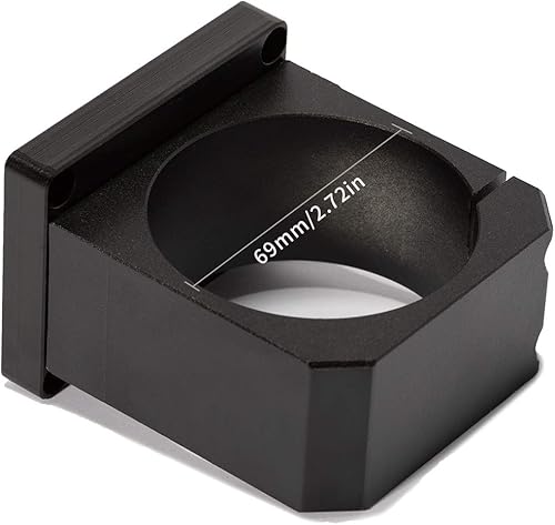 Miniatura 3 de FoxAlien Soporte de husillo CNC de aluminio de 2.717 in con abrazadera Z para Masuter Pro, Masuter 3S, Masuter 3, 4040-XE máquinas enrutadoras CNC