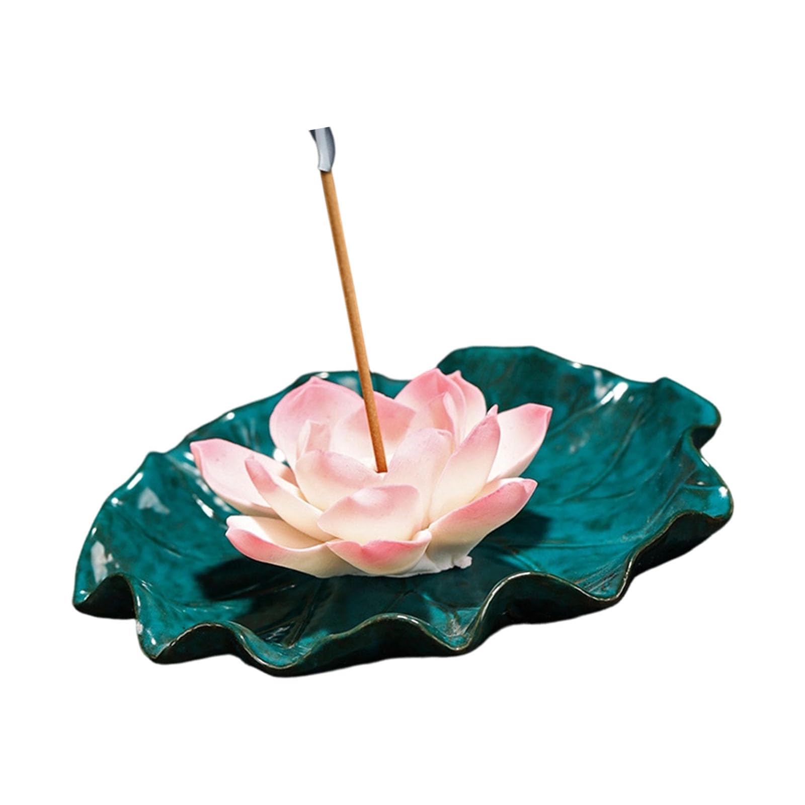 Stick Incenses Burners Holders, Ceramic Holders with Ashes Catcher for Stick/Coil/Cone Meditations Home Decors Burners