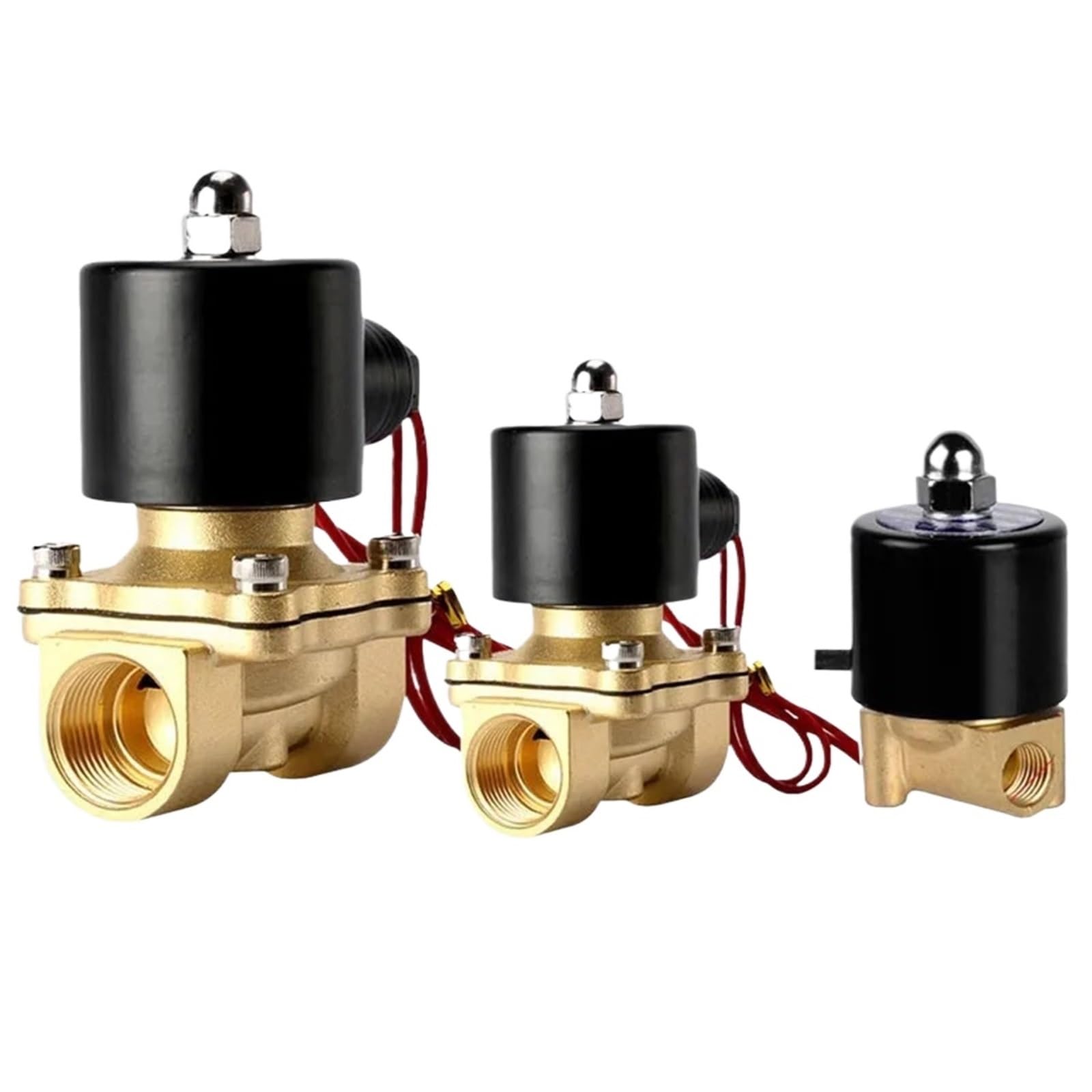Électrovanne laiton coupure automatique eau DN35 2W 220V anti fuite
