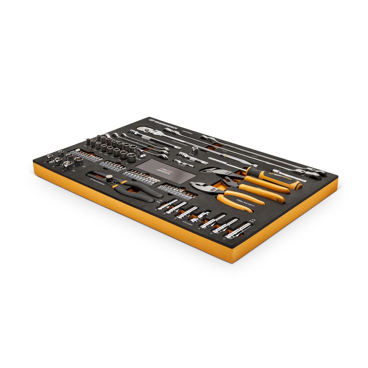 Gearwrench Ensemble d'outils automobiles 82 pièces 120XP dans un plateau de rangement en mousse | GWMSMBS02