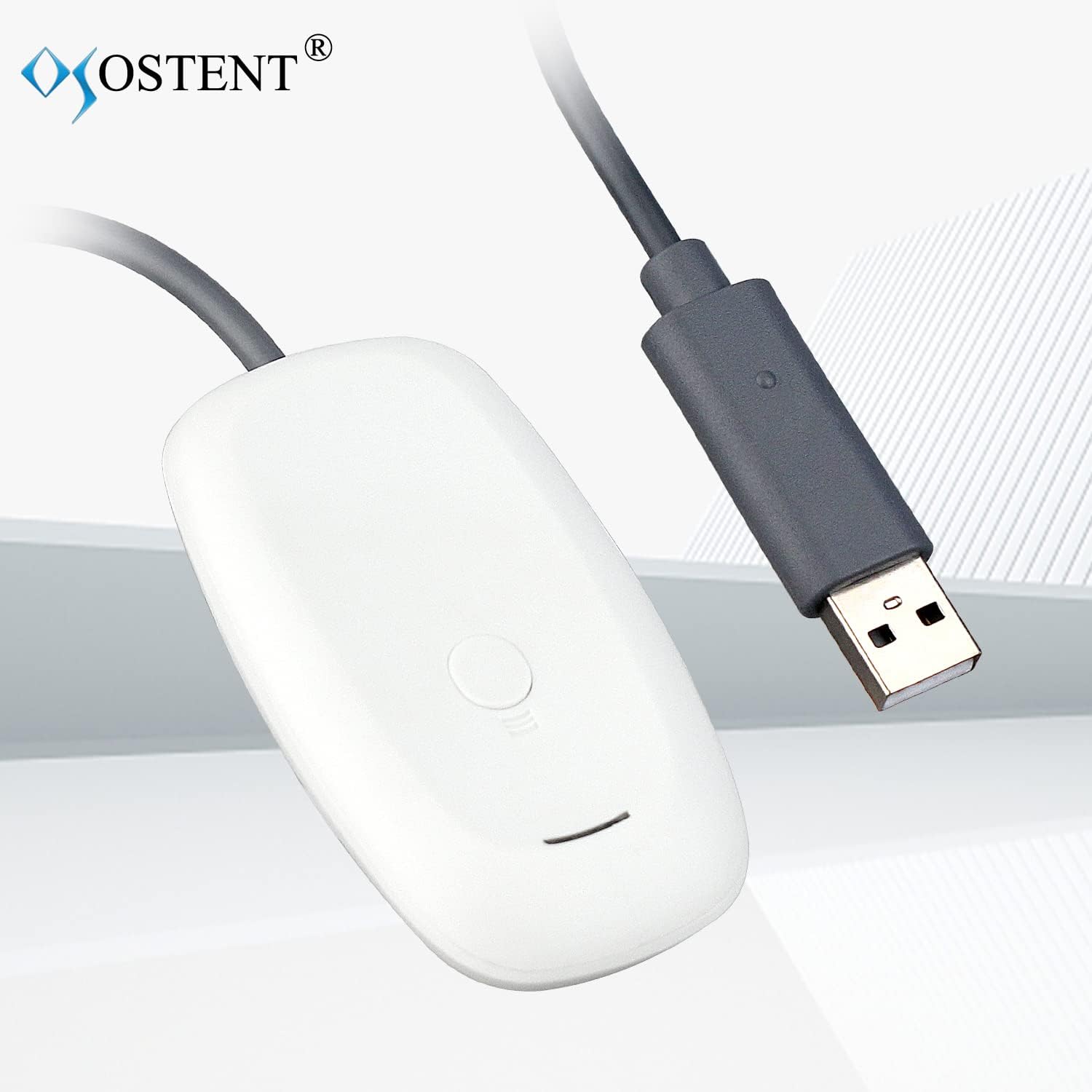 OSTENT USB Wireless Controller PC Laptop Computer Receiver for Microsoft Xbox 360 Slim Game Color Black