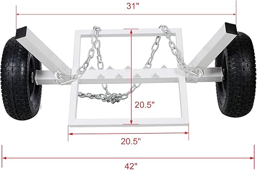 Miniatura 4 de Wlvos Arco y soporte para troncos ATV  Capacidad de 1,000 libras, 24 pulgadas de diámetro, capacidad de arco deslizante y soporte