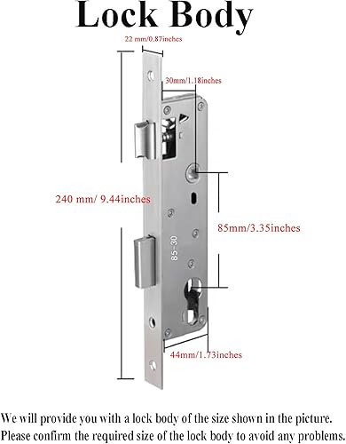 Miniatura 7 de HIFAM Cerradura de puerta de huellas dactilares, TUYA APP Control Smart Lock Cerradura de puerta electrónica con código código de acceso biométrico