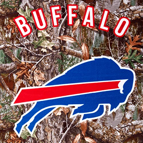 Image of Northwest NFL Buffalo Bills Unisex-Adult Beach Towel, 30 inch x 60 inch, Realtree Camo Stripes (Pack of 6)