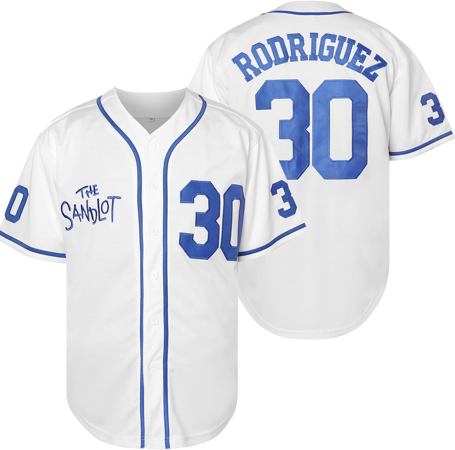 The Sandlot Benny The Jet Rodriguez Michael Squints Palledorous Alan Yeah-Yeah McClennan Bel Air 3D Print Baseball Jersey