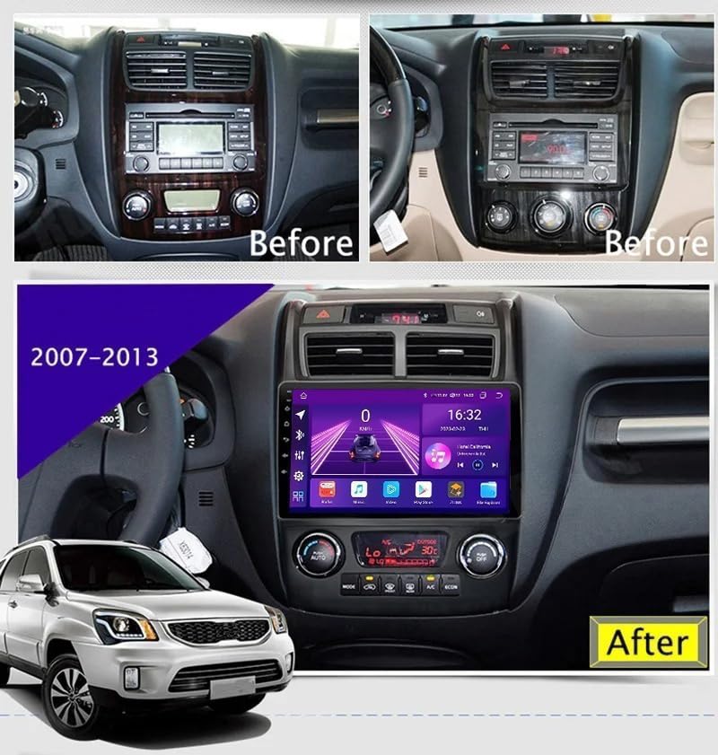 Pantalla IPS de alta definición y Android 11 para Kia Sportage 2 con GPS V1 Pro 2