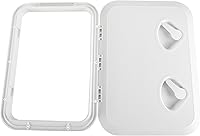 Vista 3 de Escotilla y tapa de acceso para cubierta de barco marino, 17-1/4 pulgadas de largo x 12-3/8 pulgadas de ancho (17.323 in x 12.402 in)