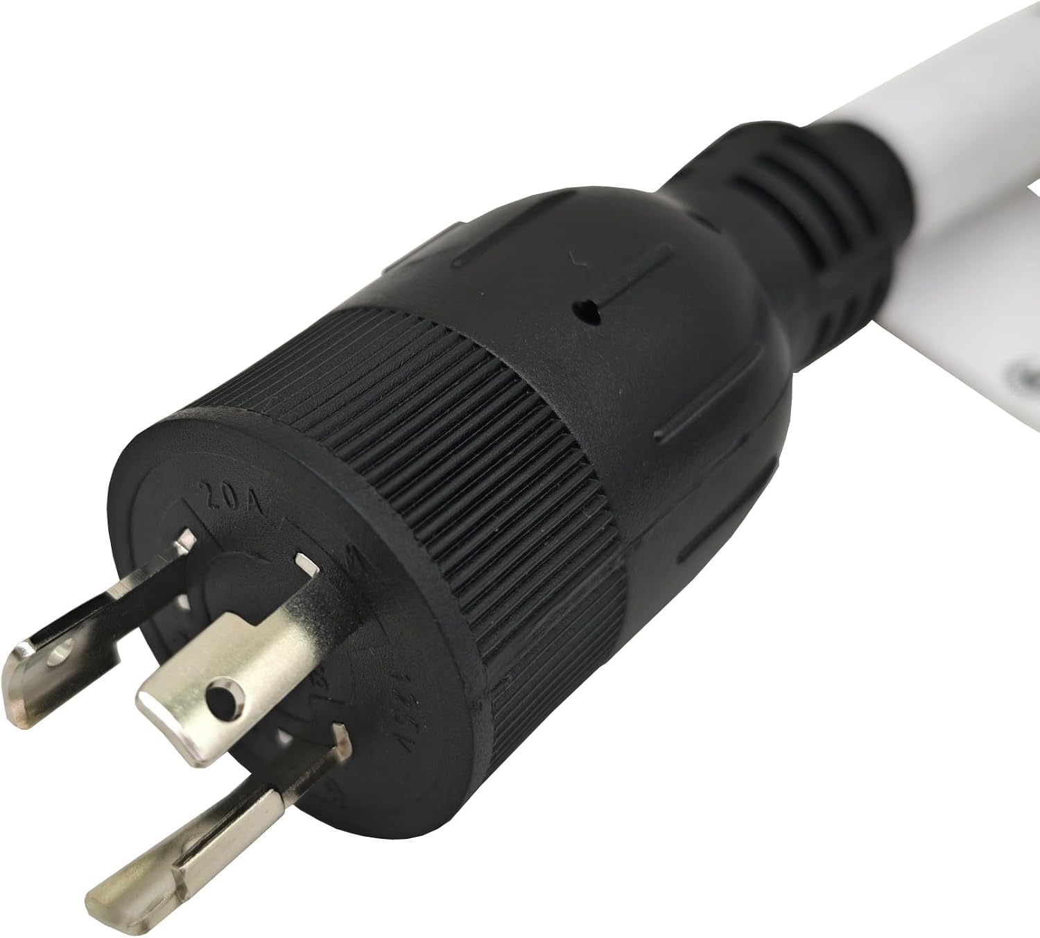 Parkworld 65580 NEMA L5-20P to 5-20R (T-Blade 5-15R) Tri-outlets 1FT
