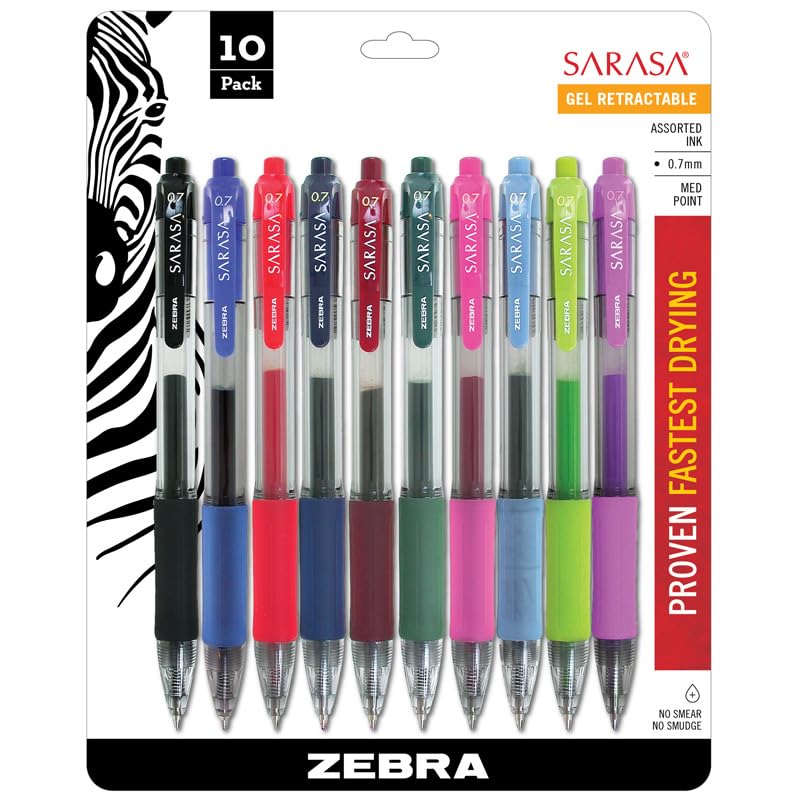 Bolígrafo Roller Gel Sarasa Kit de 10 Unidades miniatura 3