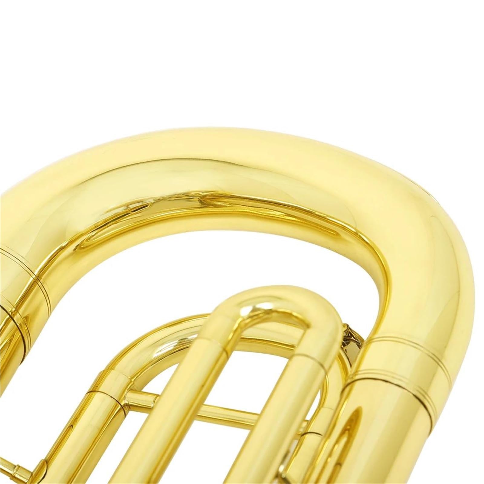Eufonium Mosiądzu Zestaw Instrumentów Muzycznych Barytonowych Bb 3 Klawiszowych Euphonium Golden Professional Z Mosiężnym Korpusem