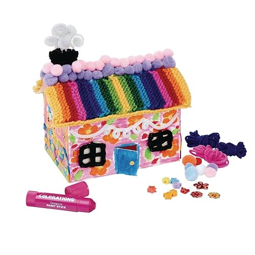 Miniatura 2 de Juego de 20 casas de papel 3D, casa de papel para manualidades, plegables, juego de 20, sin necesidad de pegamento o herramientas, crea casas de