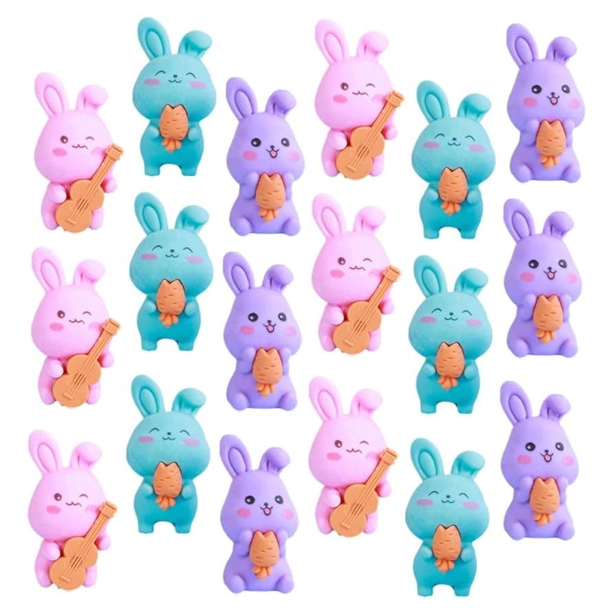 うさぎ消しゴム ウサギ ホワイト消しゴム | 1個単品,どうぶつ,まきばの朝