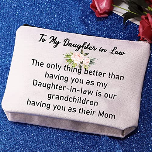 Jytapp To My Daughter-In-Law Gifts Daughter In Law Makeup Bag The Only Thing Better Than Having You As My Daughter-In-Law Cosmetic Bag Future Daughter In Law Gift #TOP3