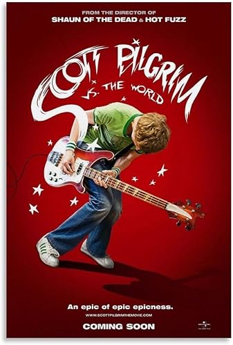 MAHOXUAN Scott - Póster de peregrino en lienzo para pared, para sala de estar, dormitorio, decoración del hogar, 12 x 18 pulgadas (11.8 x 17.7 in)