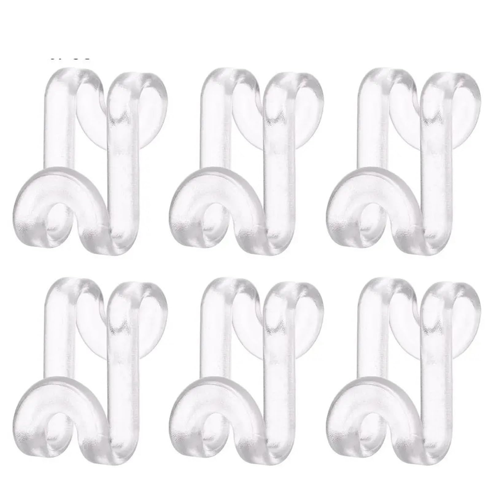 Hangers for Clothes Space Savers 150 Pcs Mini Wardrobe Hanger Hooks - Cascading Connectors for Clothes Closet(Transparent)