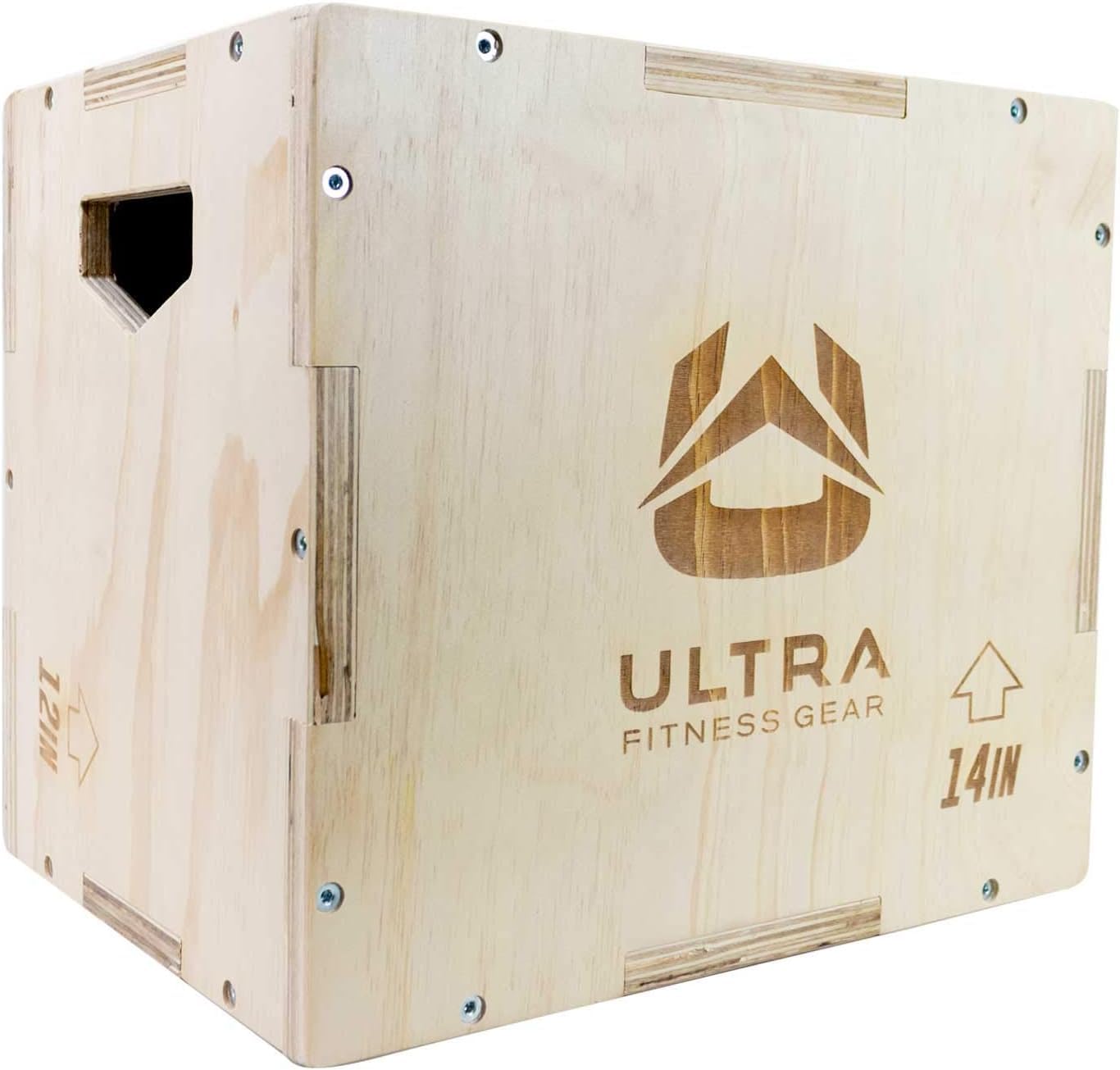 Plyo Box 3 in 1 in legno per salto, allenamento MMA, pliometria.