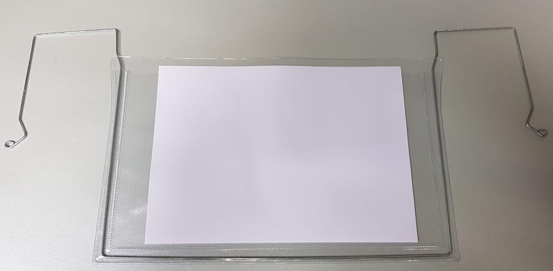 50x A5 Drahtbügeltasche (ohne Klappe), passend für A5 Querformat geeignet für z.B. Gitterboxen, Regale und Paletten