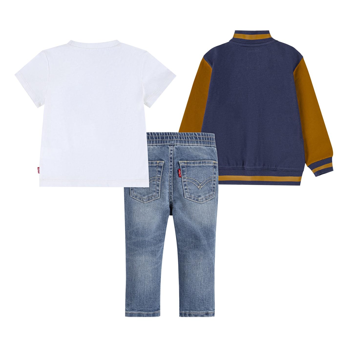 Levi's Lvb Best Hugger Jacket, Tee And Juegos de 3 piezas Bebé-Niños
