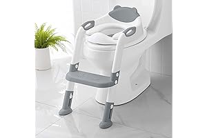 SKYROKU Child Training Toilet Seat with Step Stool Ladder