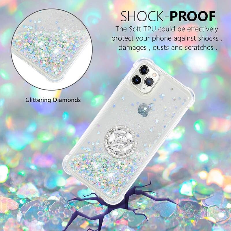Coque iPhone 14 Plus à paillettes le cadeau Amour coloré parfait - 5