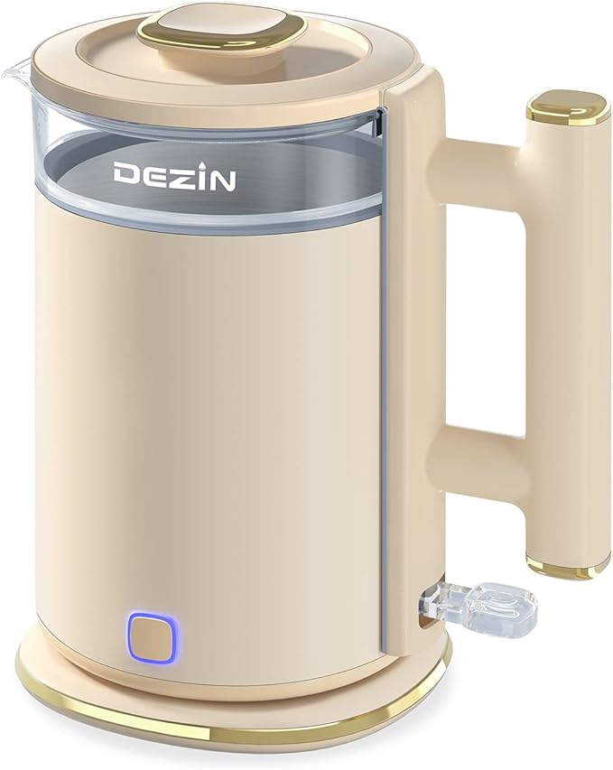 Dezin Electric Kettle, 1.5L BPA Free Double Wall Electric