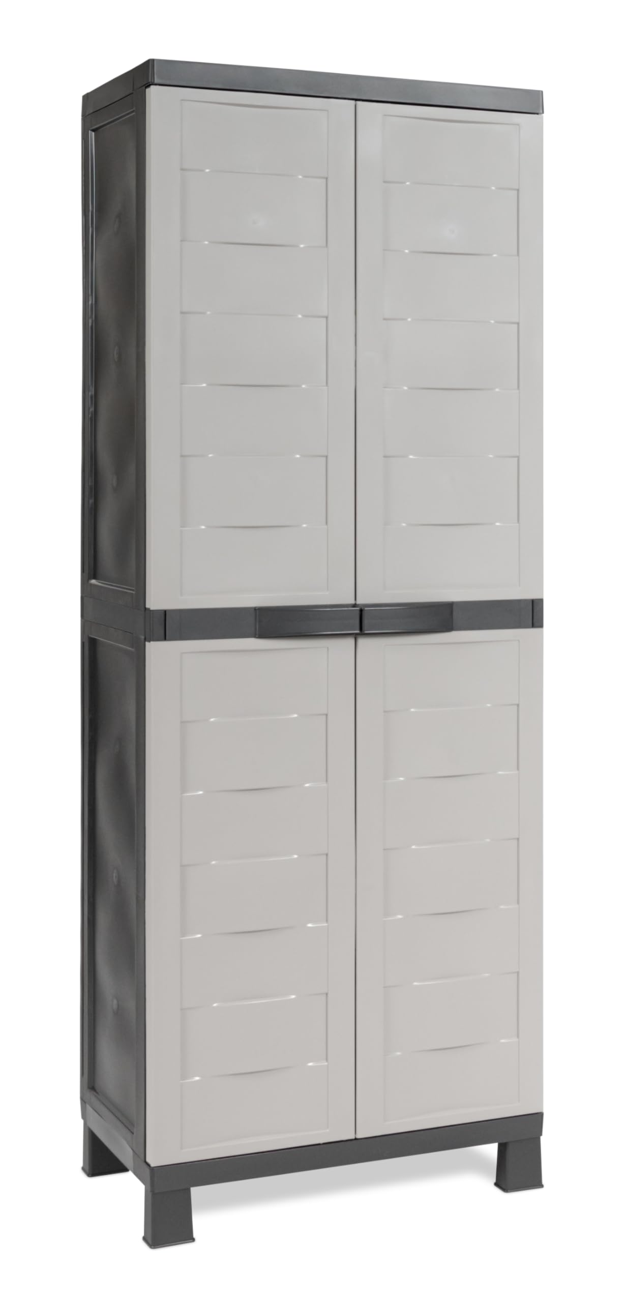 TOOMAX Armario, Negro y Gris ceniciento, 206R(Z206R050)