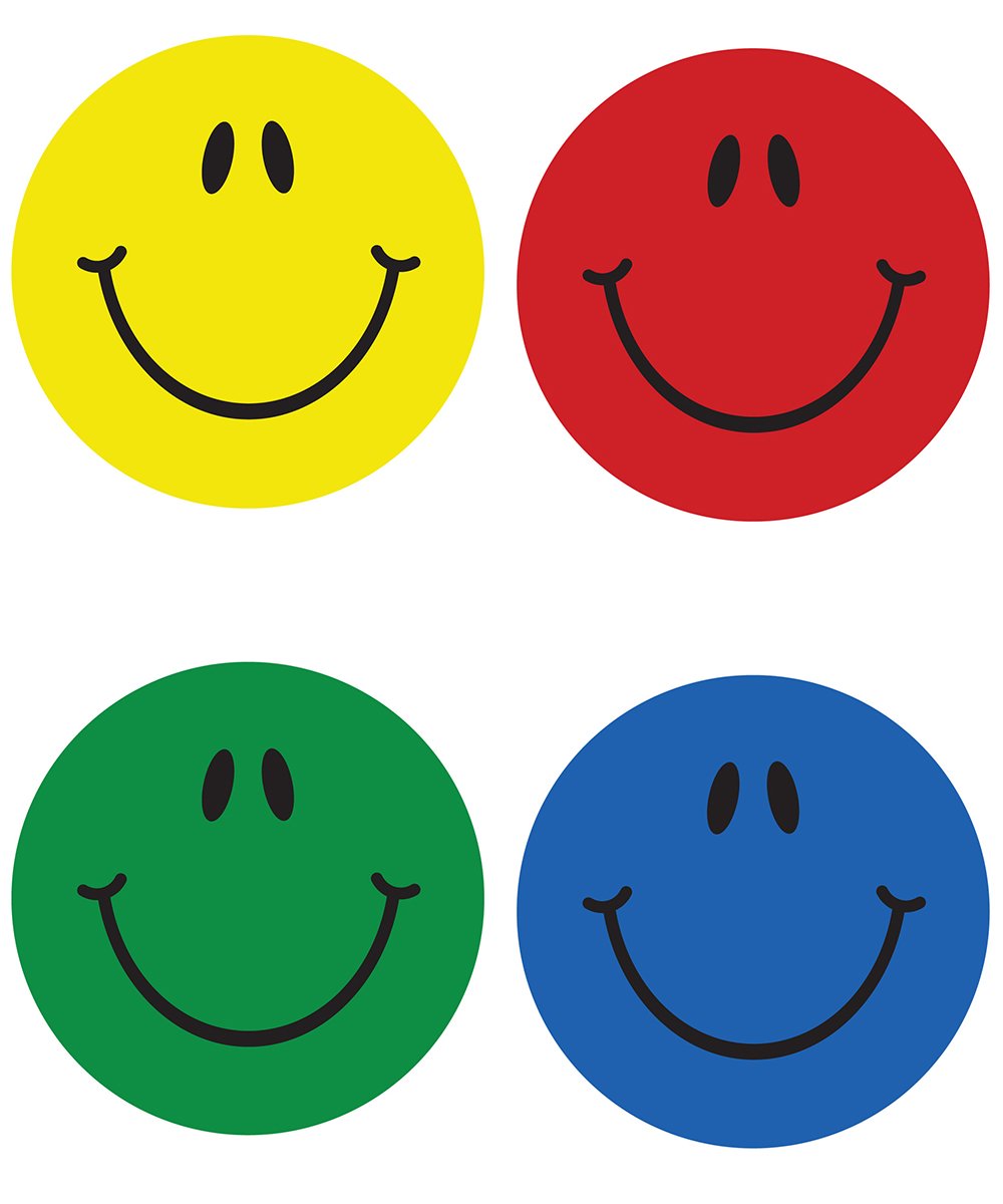 Carson Dellosa Smiles, Multicolor Chart Seals (2173)