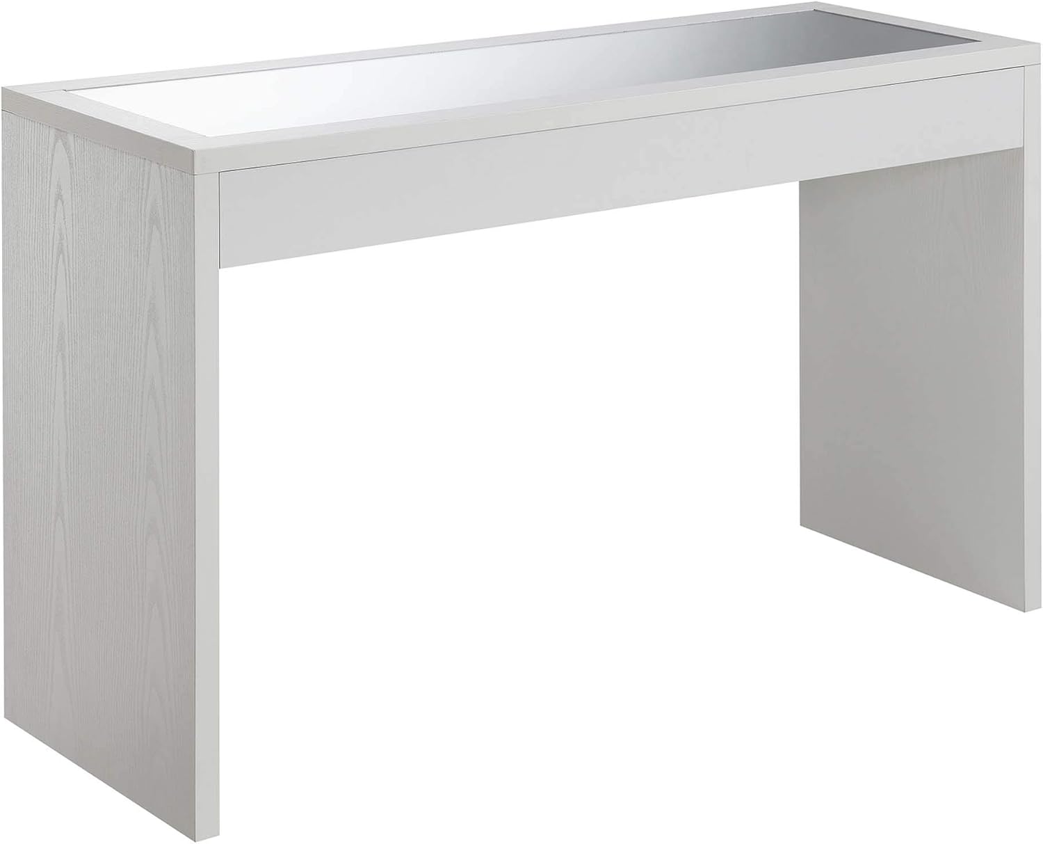 Convenience Concepts Northfield Mirrored Console Table, White