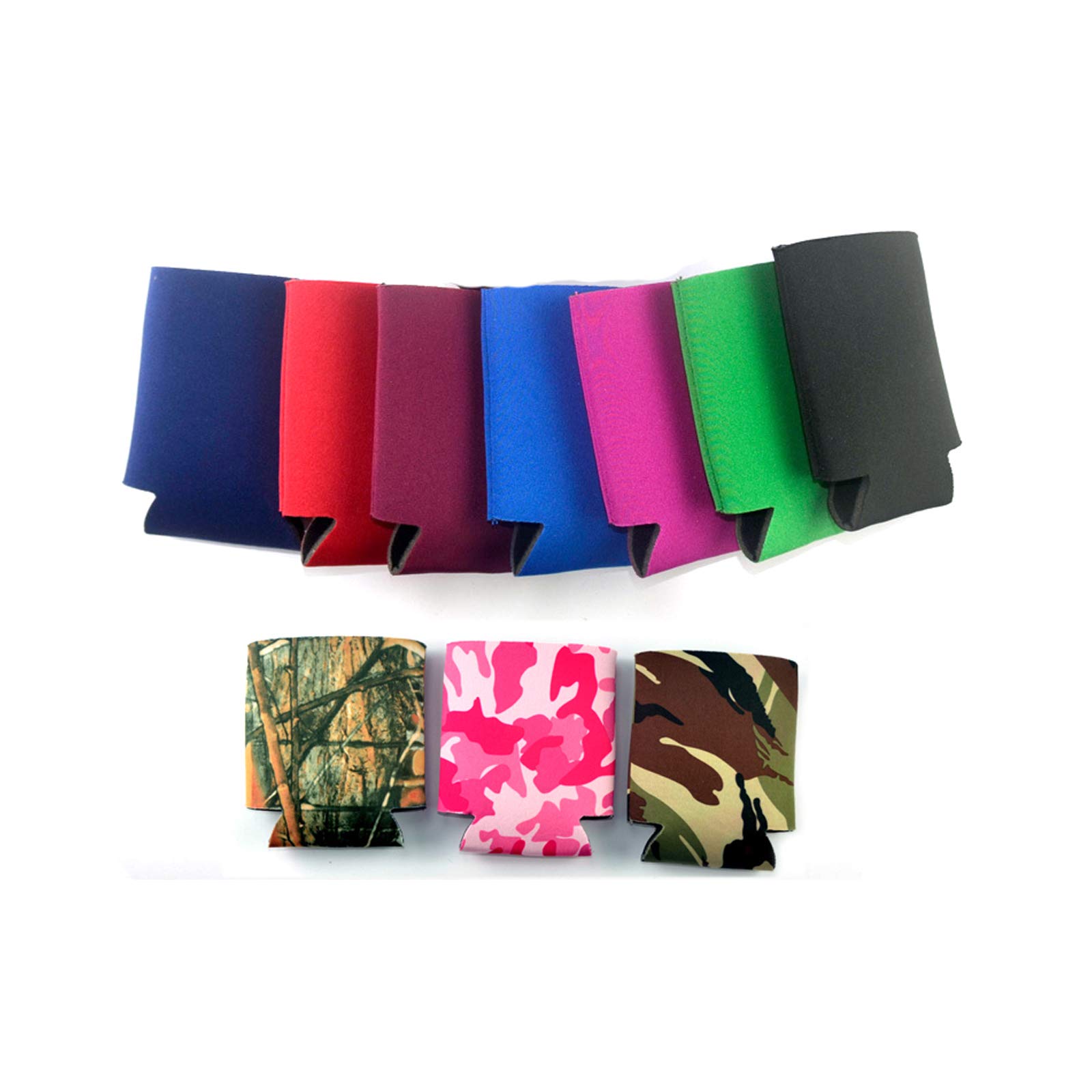 Can Sleeves, Insulated Beer Can Sleeve, Can Insulated Covers for Party Decorations Beer Can Coolers for Drinks and Bottle 10PCS